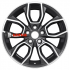 Khomen Wheels KHW1713 (Kodiaq) 7x17/5x112 ET40 D57,1 Black-FP