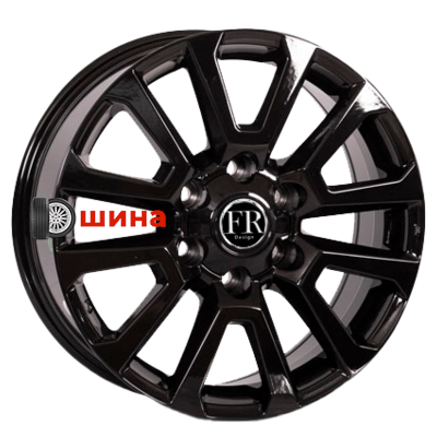 FR replica TY182 (TY5040) 7,5x18/6x139,7 ET25 D106,2 Black (№15)