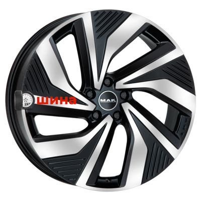 MAK Electra 8,5x21/5x112 ET40 D57,1 Black mirror