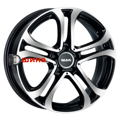MAK Stuttgart 7,5x18/5x112 ET48 D66,6 Black mirror