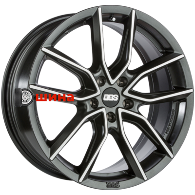 BBS XA 8,5x18/5x112 ET35 D82 Black + Diamond Cut