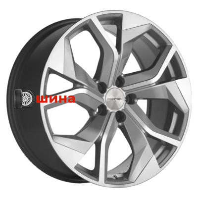 Khomen Wheels KHW2006 (RX) 8,5x20/5x114,3 ET30 D60,1 Brilliant Silver-FP