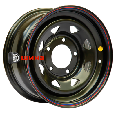 Off-Road Wheels УАЗ 8x16/5x139,7 ET-25 D110 черный (треуг. мелкий)