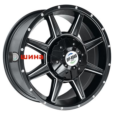 Off-Road Wheels Тойота 8x18/5x150 ET30 D110 черный с серебром