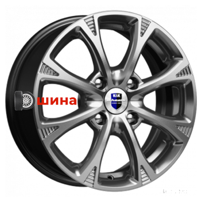 K&K Блюз (КС606) 6x15/4x114,3 ET45 D67,1 Дарк платинум