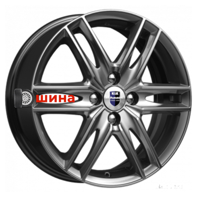 K&K Монтеррей-оригинал (КС534) 6x16/4x100 ET52 D54,1 Дарк платинум