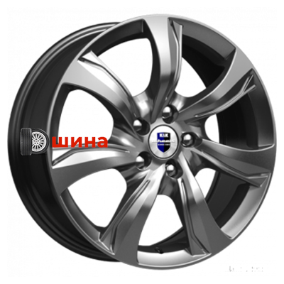 K&K Либерти (КС654) 7x17/4x100 ET35 D67,1 Дарк платинум