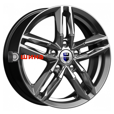 K&K Sayan-оригинал (КС731) 6x16/5x112 ET50 D57,1 Дарк платинум