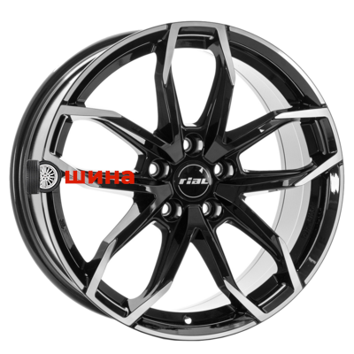 Rial Lucca 8x18/5x110 ET33 D65,1 Diamant black front polished