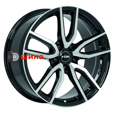 Rial Torino 8x19/5x114,3 ET40 D70,1 Diamant black front polished