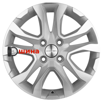 Khomen Wheels KHW1503 (Rio) 6x15/4x100 ET46 D54,1 F-Silver-FP