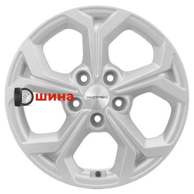 Khomen Wheels KHW1606 (Kaptur) 6,5x16/5x114,3 ET50 D66,1 F-Silver