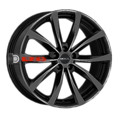 MAK Wolf 7x18/5x112 ET43 D57,1 Gloss Black