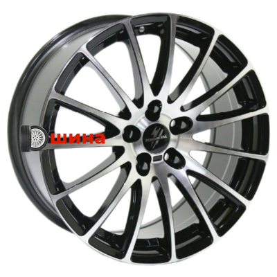 Fondmetal 7800 7x17/5x112 ET42 D57,1 Gloss Black Machined