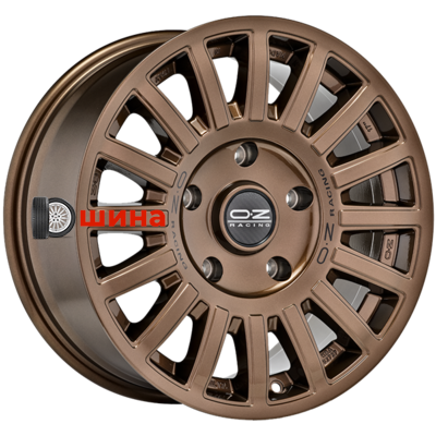 OZ Rally Raid 8x17/6x139,7 ET44 D106,1 Gloss Bronze Black Lettering