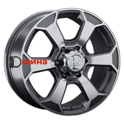 LS 187 7,5x18/6x139,7 ET25 D106,1 GMF (конус, Колпак+лого)