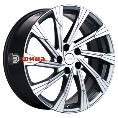 Khomen Wheels KHW1901 (Soul/Seltos/Sonata) 7,5x19/5x114,3 ET49,5 D67,1 Gray-FP
