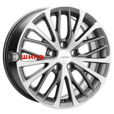Khomen Wheels KHW1705 (Chery Tiggo) 7x17/5x108 ET40 D60,1 Gray-FP