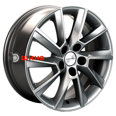 Khomen Wheels KHW1507 (Polo) 6x15/5x100 ET40 D57,1 Gray-FP