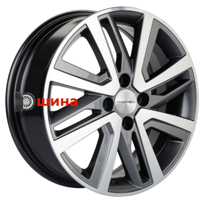 Khomen Wheels KHW1609 (Vesta/Largus) 6x16/4x100 ET50 D60,1 Gray-FP