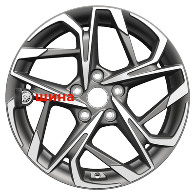 Khomen Wheels KHW1716 (Camry) 7x17/5x114,3 ET45 D60,1 Gray-FP