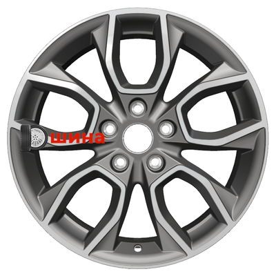 Khomen Wheels KHW1713 (Karoq) 7x17/5x112 ET45 D57,1 Gray-FP