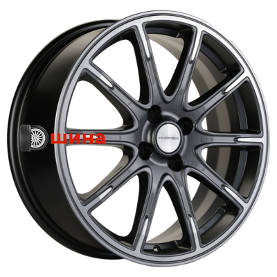 Khomen Wheels KHW1707 (Lada Granta) 6,5x17/4x98 ET38 D58,6 Gray-FP
