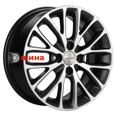 Khomen Wheels KHW1506 (Lada Granta) 6x15/4x98 ET36 D58,6 Gray-FP