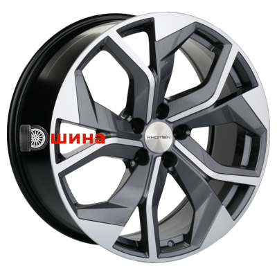 Khomen Wheels KHW2006 (Q8) 8,5x20/5x112 ET20 D66,5 Gray-FP