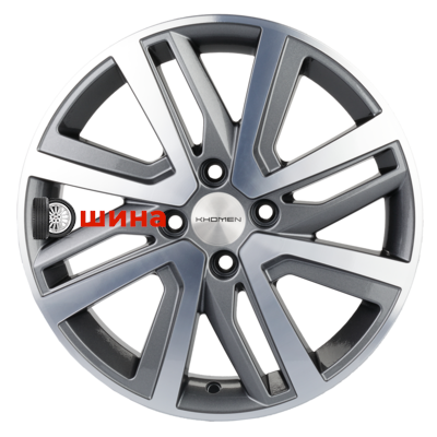 Khomen Wheels KHW1609 (Stepway) 6x16/4x100 ET37 D60,1 Gray-FP