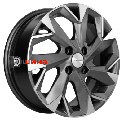 Khomen Wheels KHW1508 (Rio) 6x15/4x100 ET46 D54,1 Gray-FP