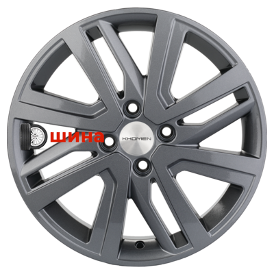 Khomen Wheels KHW1609 (Vesta/Largus) 6x16/4x100 ET50 D60,1 Gray