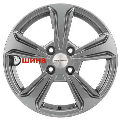 Khomen Wheels KHW1502 (Solano) 6x15/4x100 ET45 D54,1 Gray