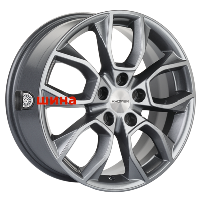 Khomen Wheels KHW1713 (Karoq) 7x17/5x112 ET45 D57,1 Gray