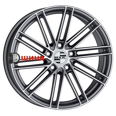 MAK Leipzig-D 11,5x21/5x130 ET49 D71,6 Gunmetal Mirror Face