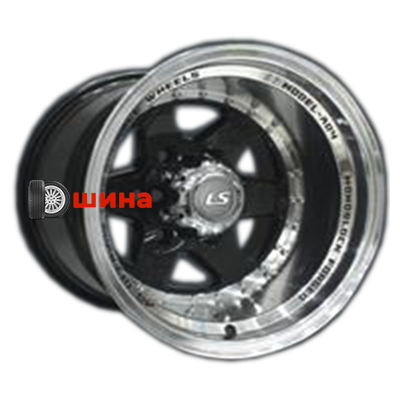 LS 879 8x16/6x139,7 ET-10 D106,1 MBF (конус, Колпак+лого)