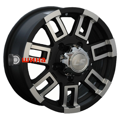 LS 158 8x16/5x139,7 ET30 D98,5 MBF (конус, Колпак+лого)