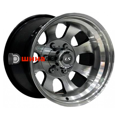 LS 889 10x15/6x139,7 ET-45 D106,1 MBLP (конус, Колпак+лого)