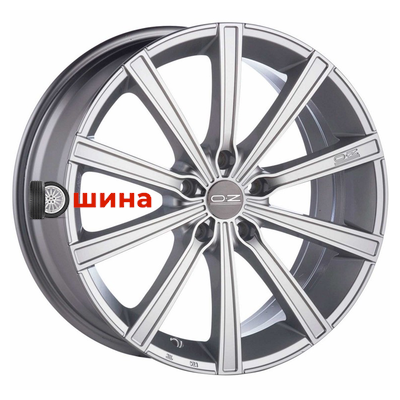 OZ Lounge 10 8x19/5x120 ET40 D79 Metal Silver Diamond Cut