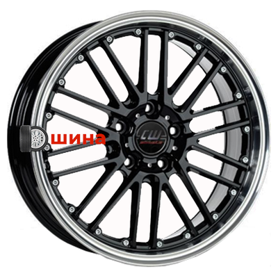 Borbet CW2/5 7x17/5x114,3 ET40 D72,5 Black Rim Polished