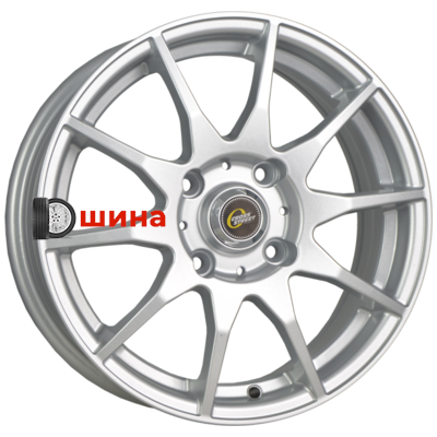 CrossStreet Y737 6x15/5x100 ET38 D57,1 Sil