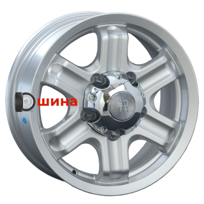 Replay SZ17 6x15/5x139,7 ET5 D108,1 Sil (конус)