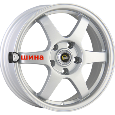 CrossStreet CR-08 6x15/4x100 ET40 D60,1 Sil