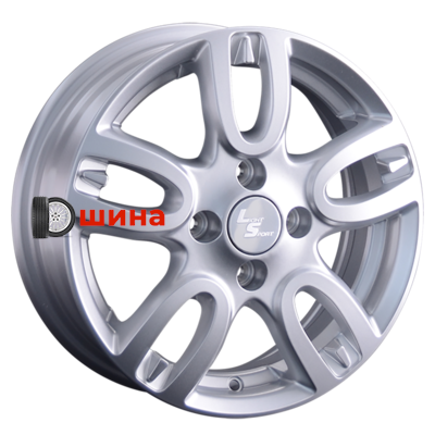 LS 1282 5,5x14/4x100 ET45 D60,1 Sil (конус, C570)