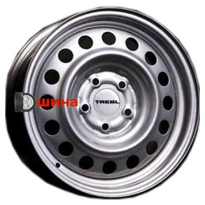 Trebl 64H38D_P 6x15/5x100 ET38 D57,1 Silver
