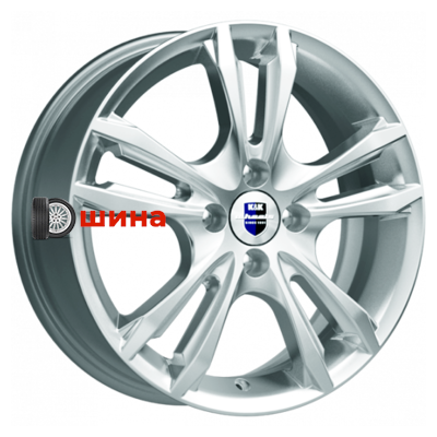 K&K Samara (КС866) 6x16/5x112 ET48 D57,1 Сильвер