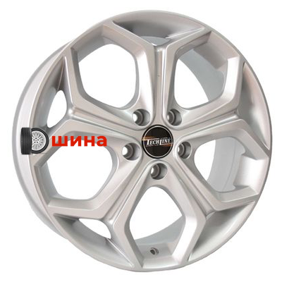 Tech Line 733 7x17/5x108 ET48 D63,4 Silver