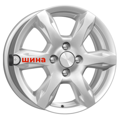 K&K КС693 6x15/4x100 ET50 D60,1 Сильвер