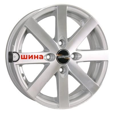 Tech Line 412 5,5x14/4x100 ET43 D60,1 Silver