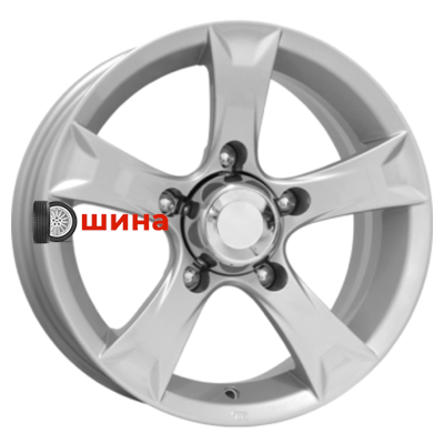 K&K Триал (КС621) 6,5x15/5x139,7 ET5 D110,1 Сильвер